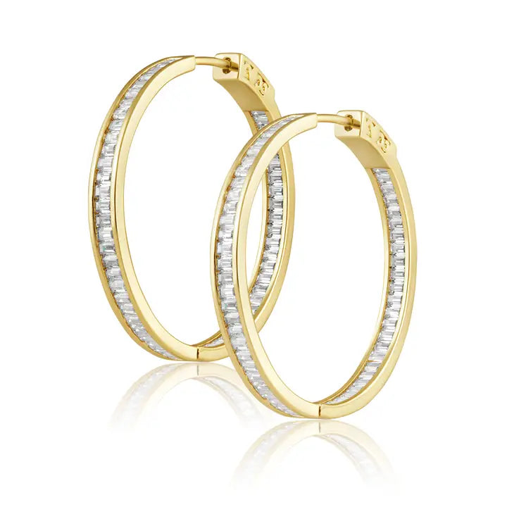 Gold-Filled Cz Hoops