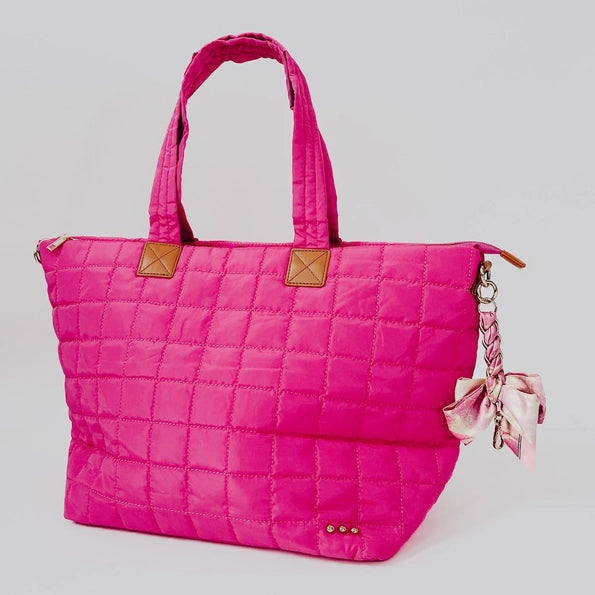 Pink Satin Bag Charm