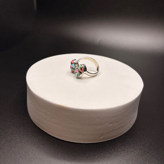Sterling Silver Cotton Candy Ring