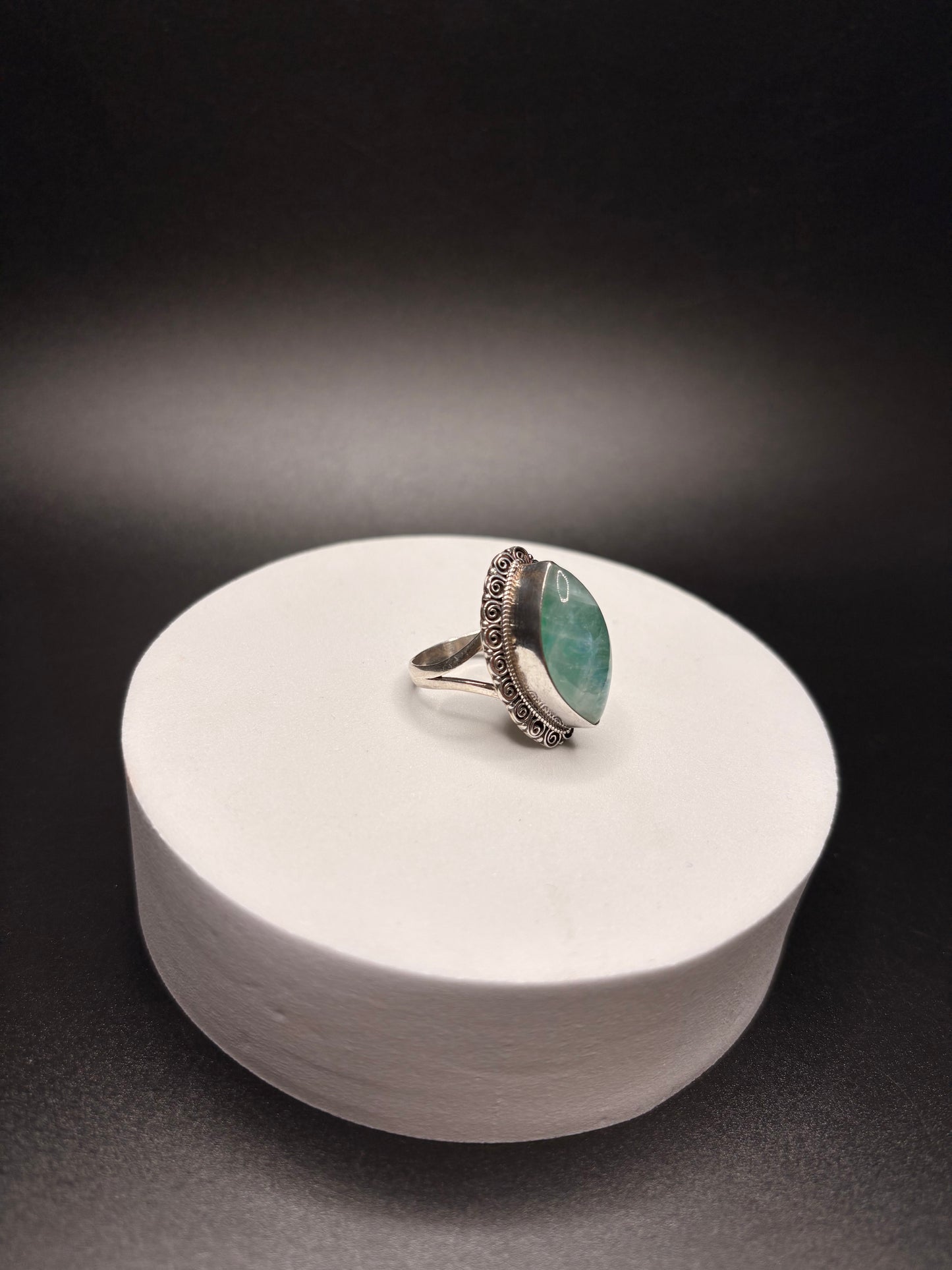 Sterling Silver Moon Stone Ring