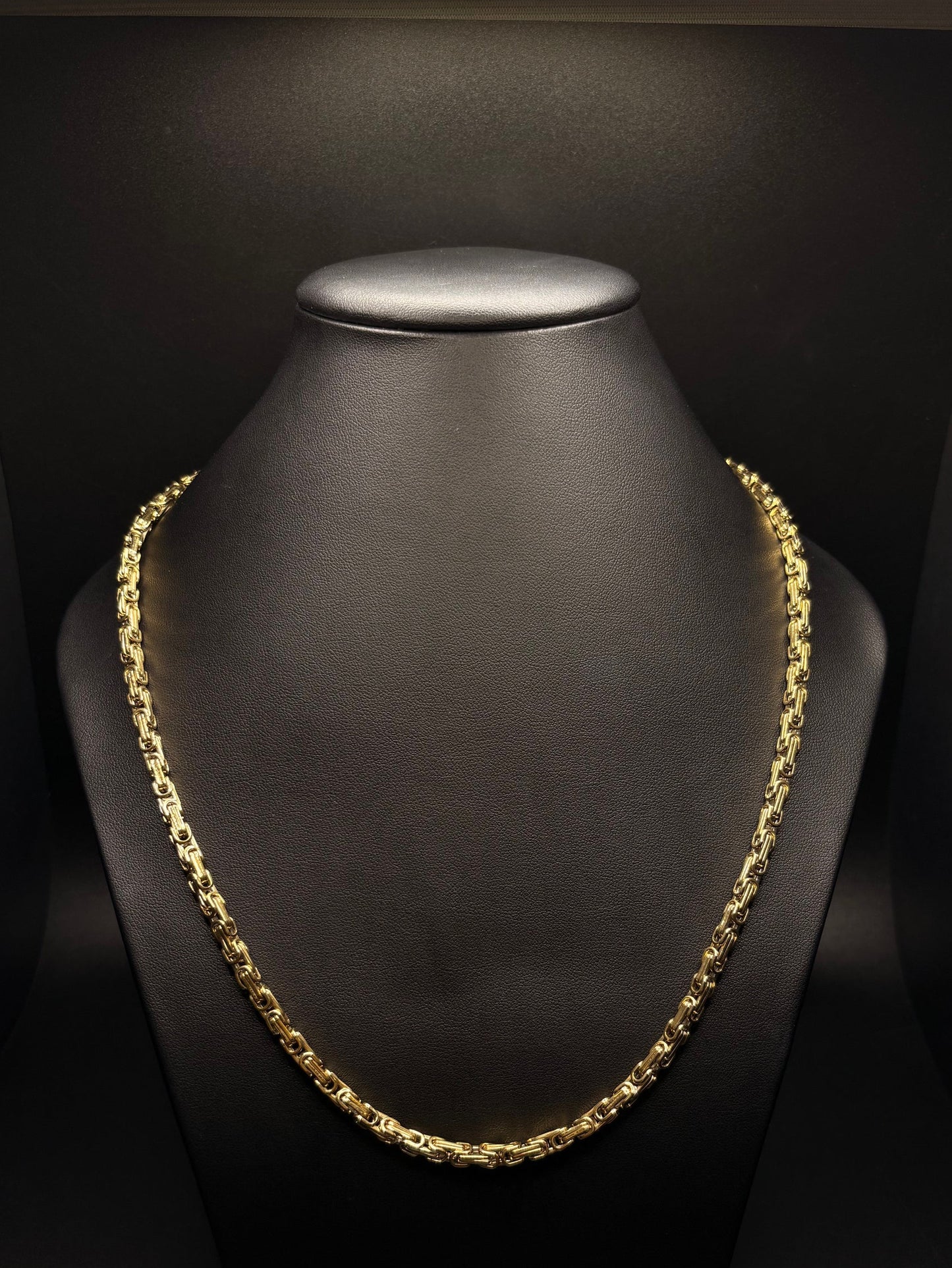 PVD Gold Plated Kings Chain Necklace