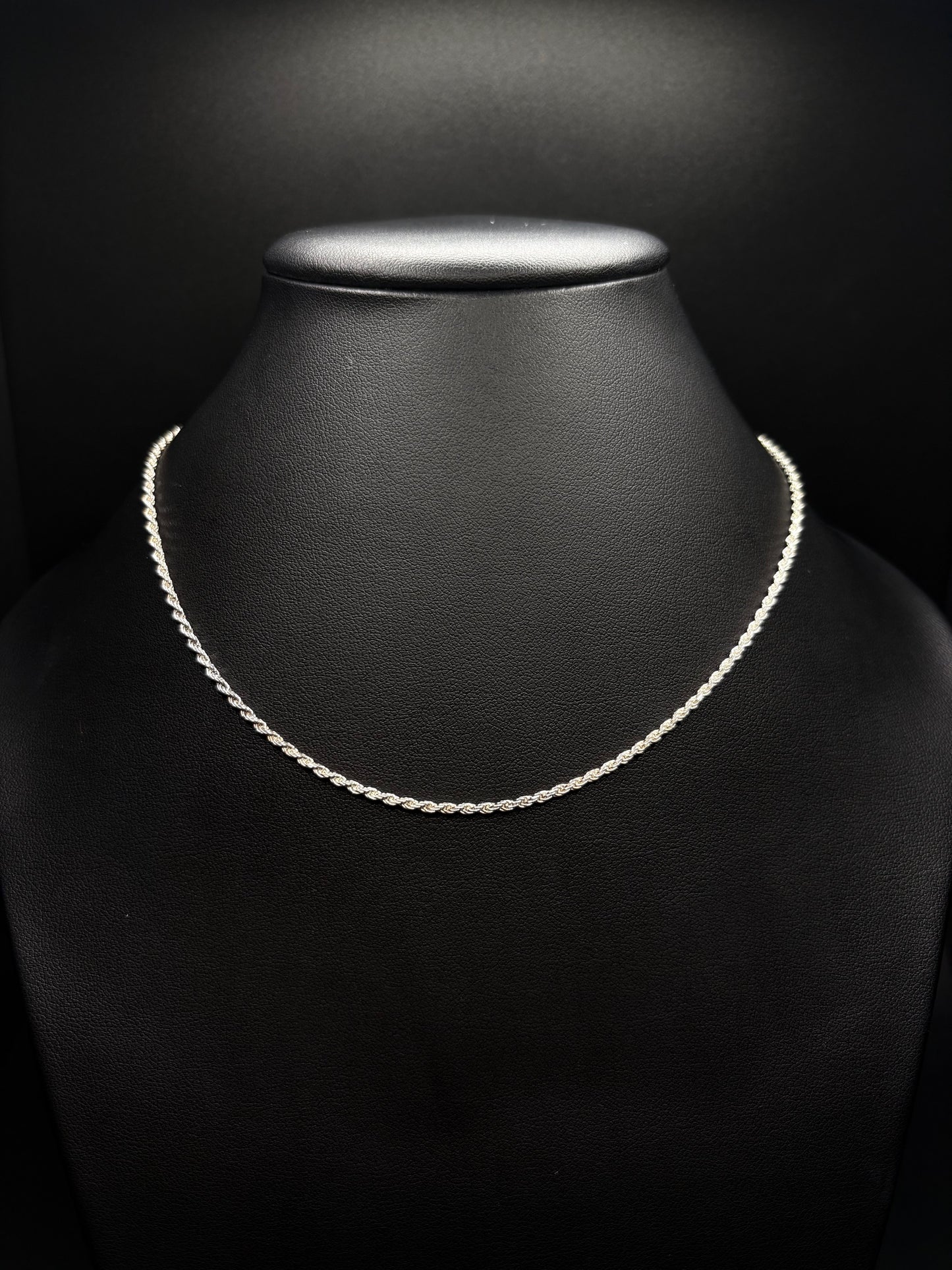 Sterling Silver Rope Chain 1.7mm