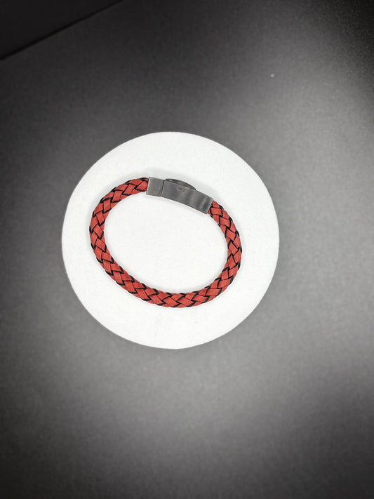 Red Braided Bracelet