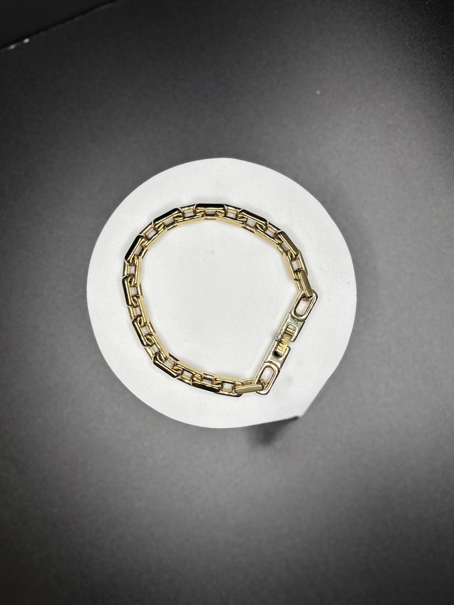 Stainless Steel PVD Gold Plated Chain Link Bracelet