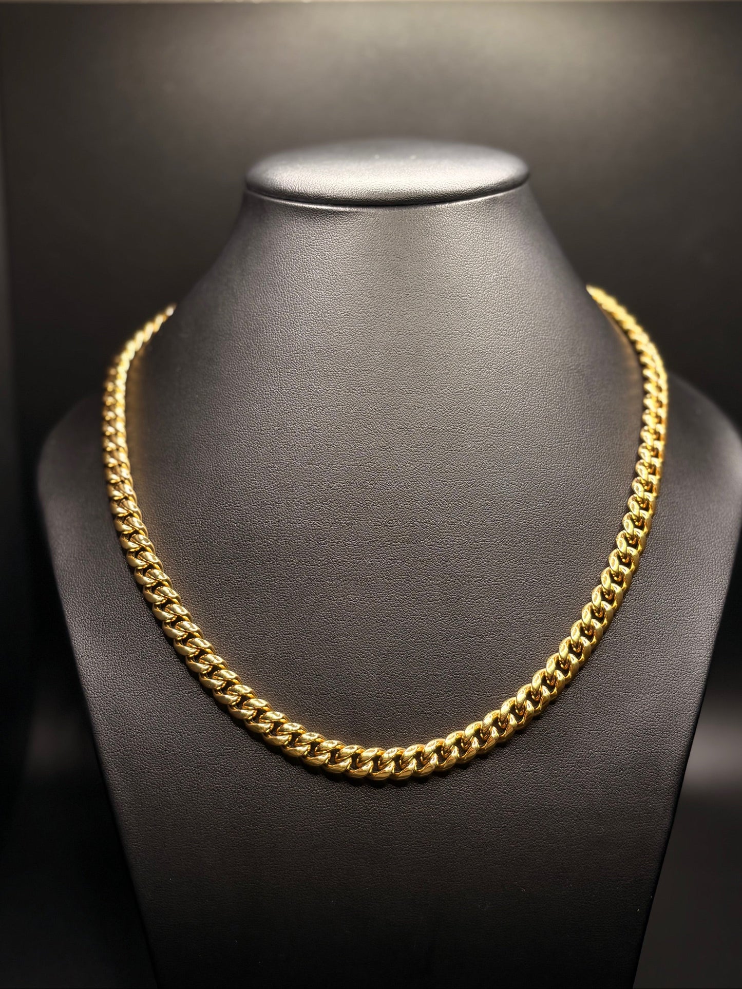 PVD Gold Plated CZ Miami Cuban Chain