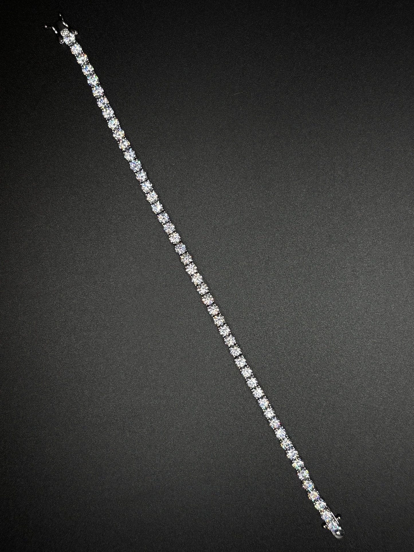Sterling Silver CZ's Tennis Bracelet
