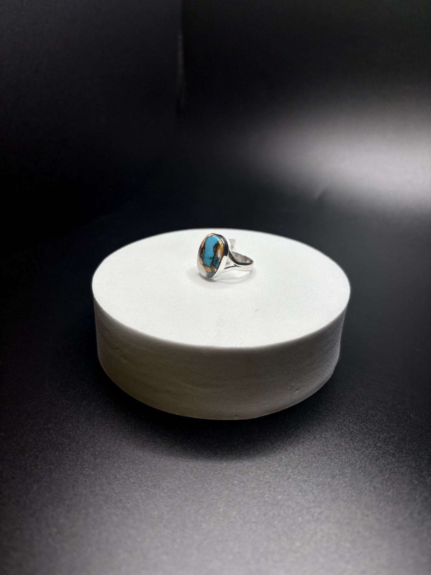 Sterling Silver Spiney Oyster Ring