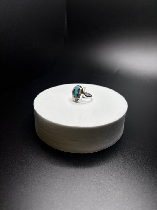 Sterling Silver Spiney Oyster Ring