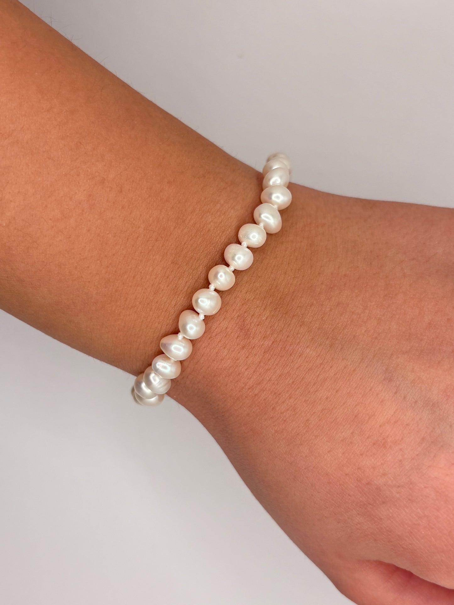 Sterling Silver Fresh Water Pearl Bracelet