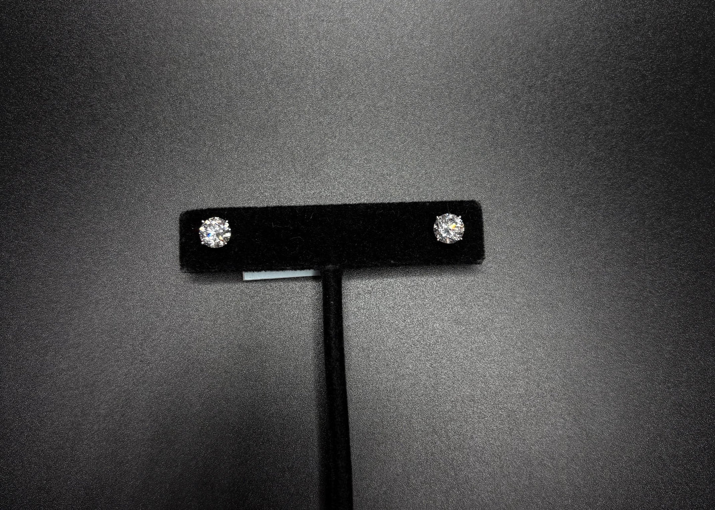 14K White Gold Lab Grown Diamond Studs 2.00ctw