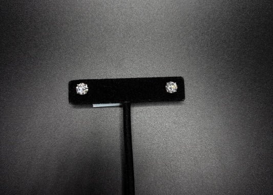 14K White Gold Lab Grown Diamond Studs 2.00ctw