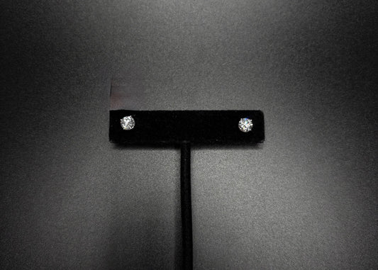 14K White Gold Lab Grown Diamond Studs 1.50 ctw