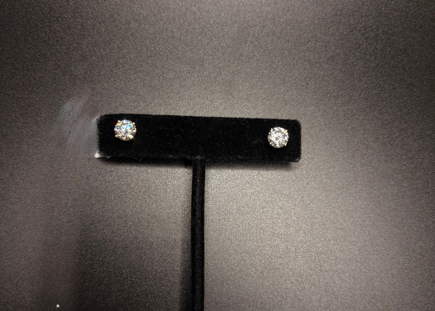 14K Yellow Gold Lab Grown Diamond Studs 2.00 ctw
