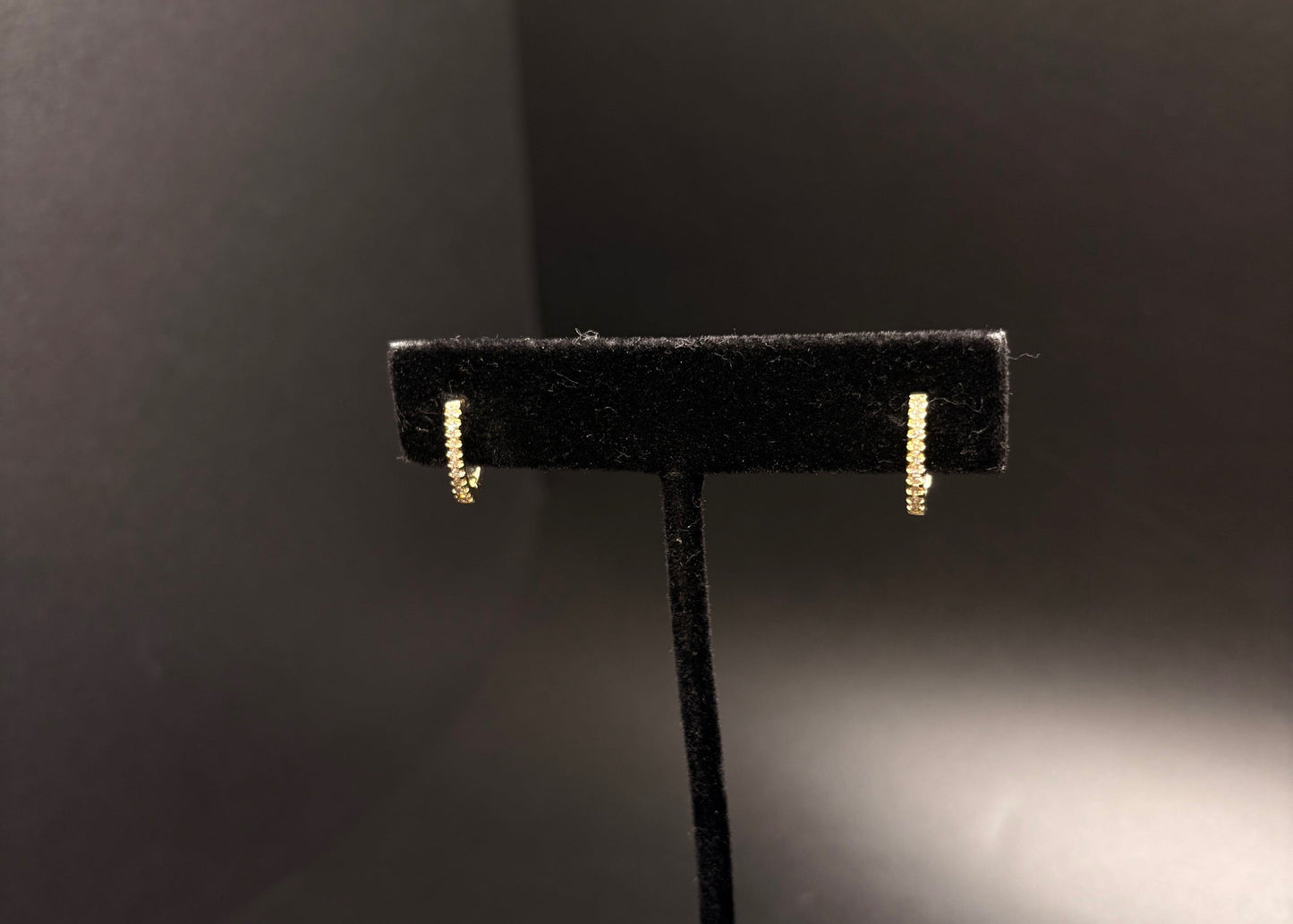 10K Yellow Gold Natural Diamond Studs
