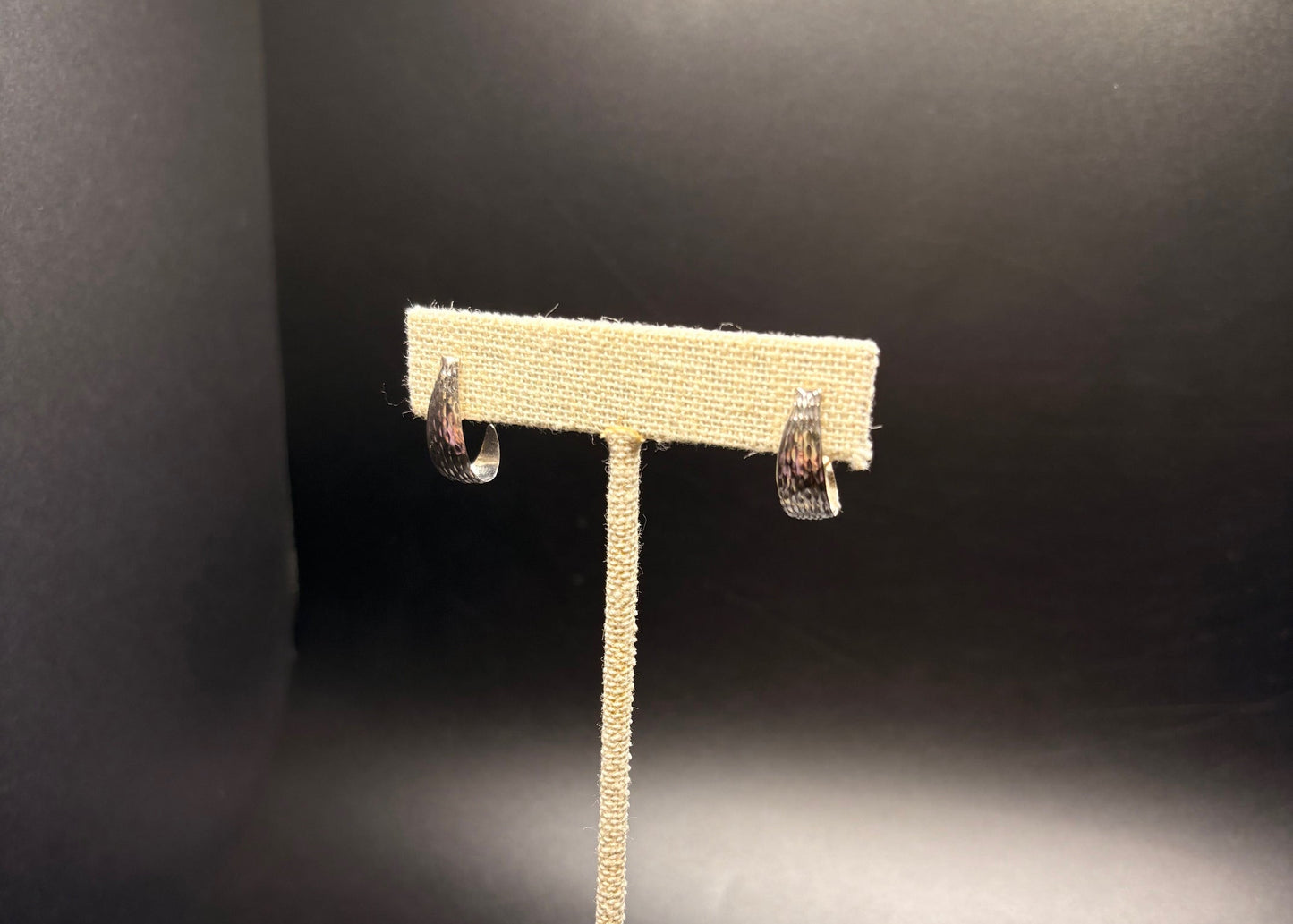 14K White Gold Earrings