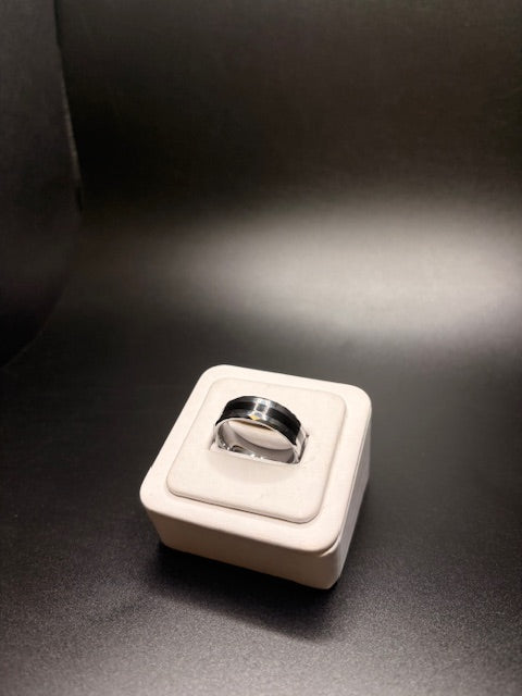 Black And Silver Tungsten
