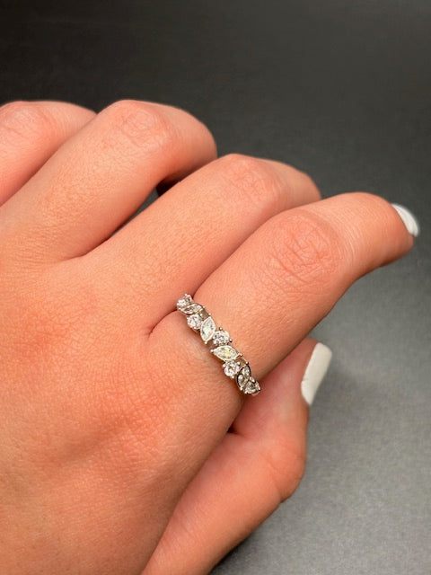 Sterling Silver Cz Ring