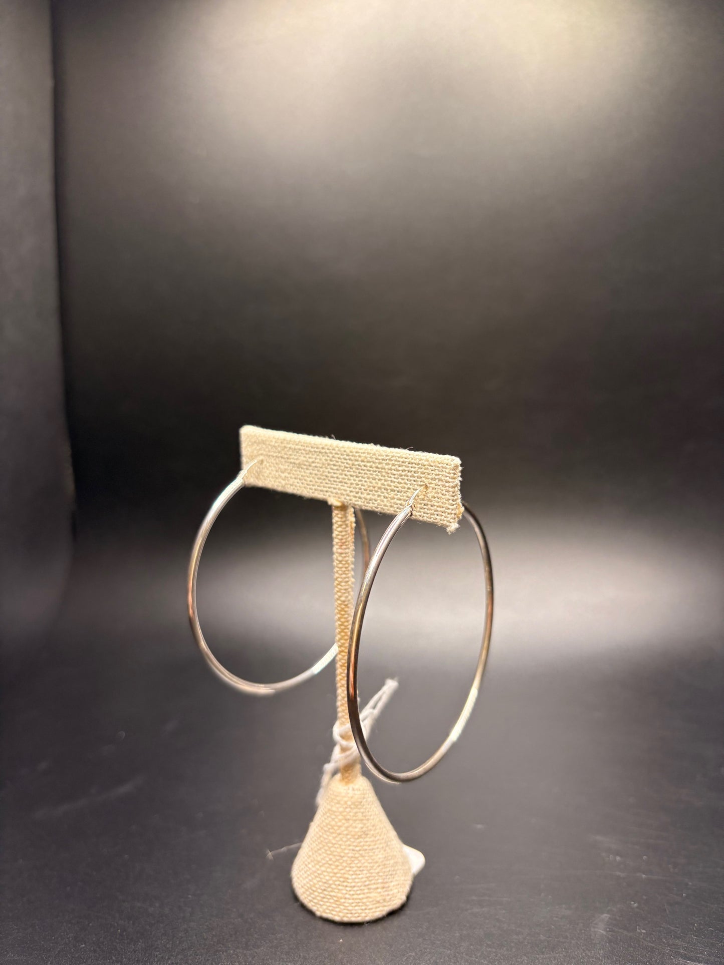 Sterling Silver Large Hoops