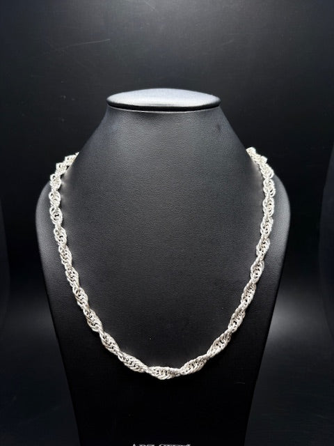 Sterling Silver Chunky Rope Chain