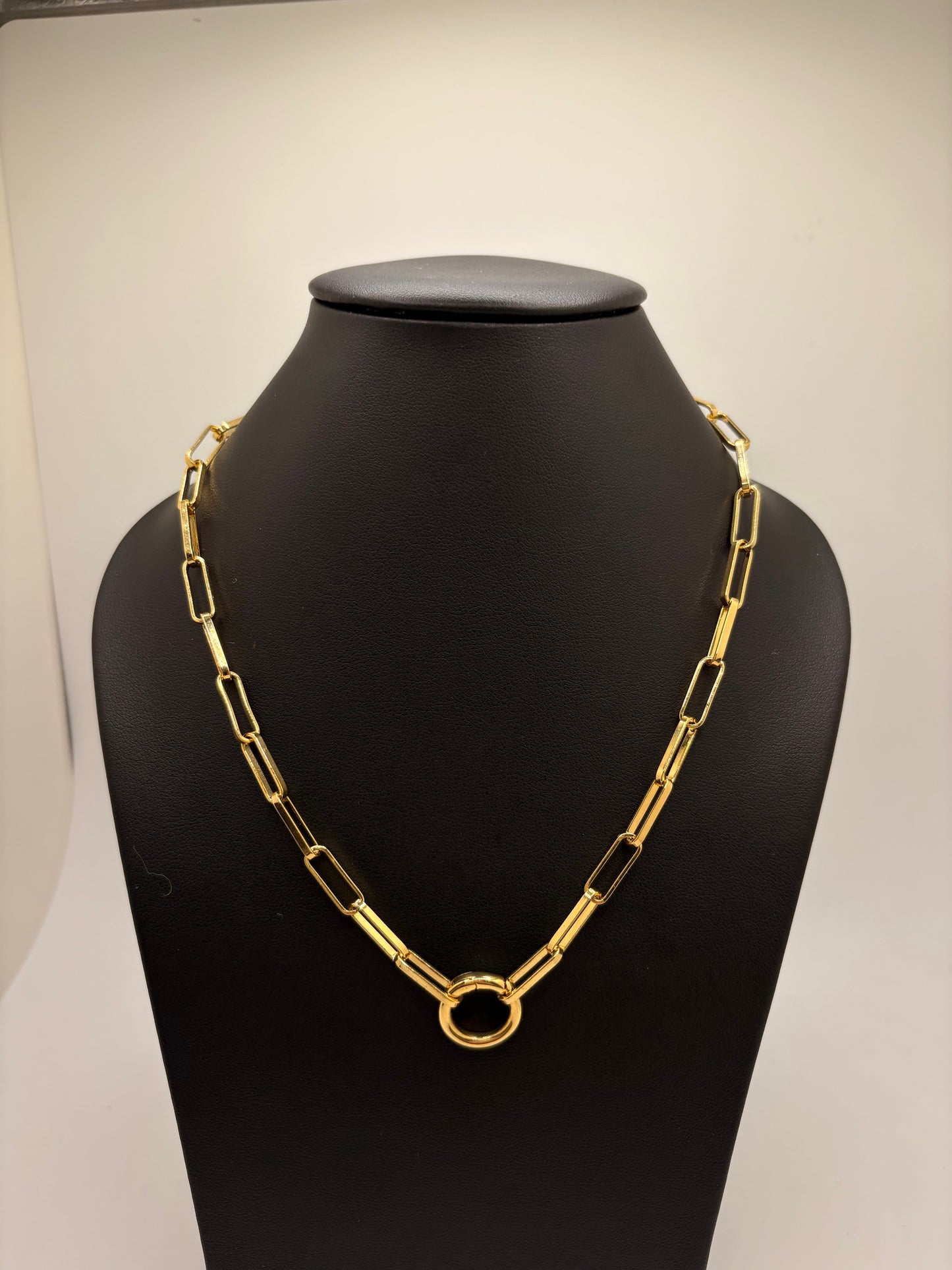 Gold-Filled Charm Paperclip Chain