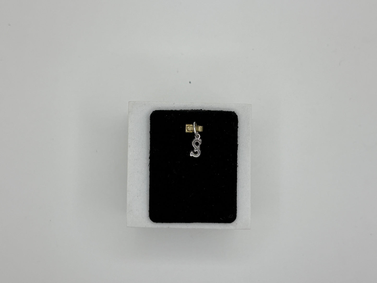 Sterling Silver "S" Initial Charm