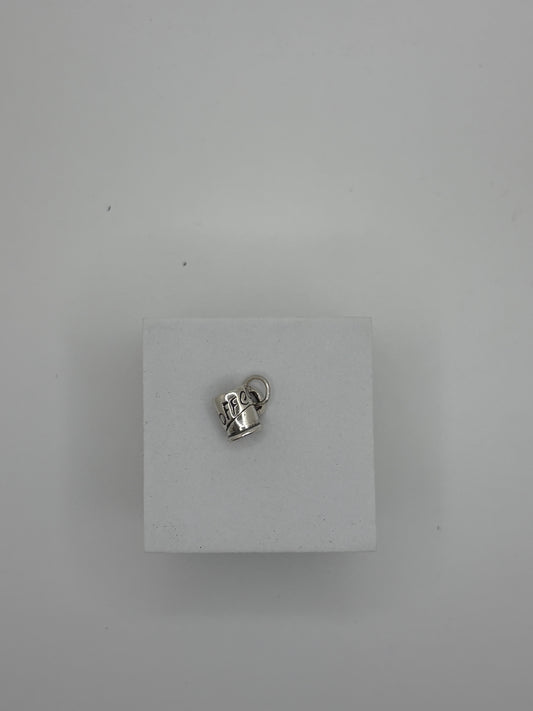 Sterling Silver Coffee Mug Charm