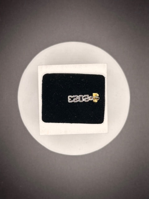 Sterling Silver "2023" Year Charm