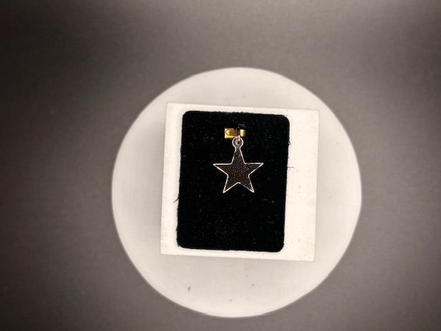 Sterling Silver Engraveable Star Charm