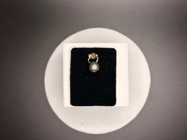 Sterling Silver Kettlebell Charm