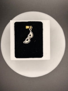 Sterling Silver Mardigras Mask Charm