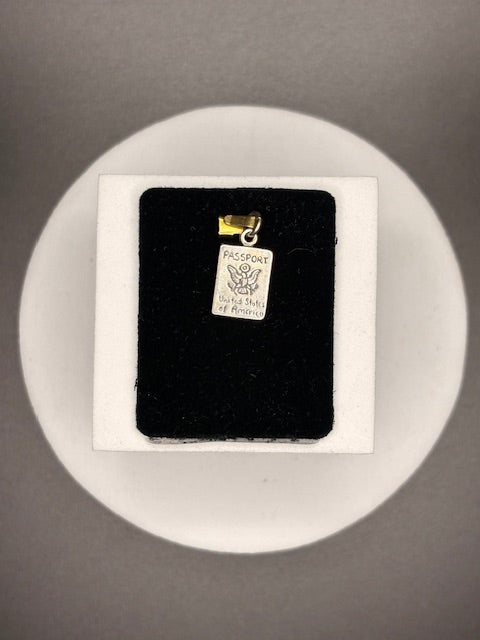 Sterling Silver Passport Charm
