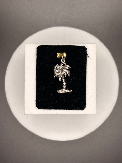 Sterling Silver Palm Tree Charm