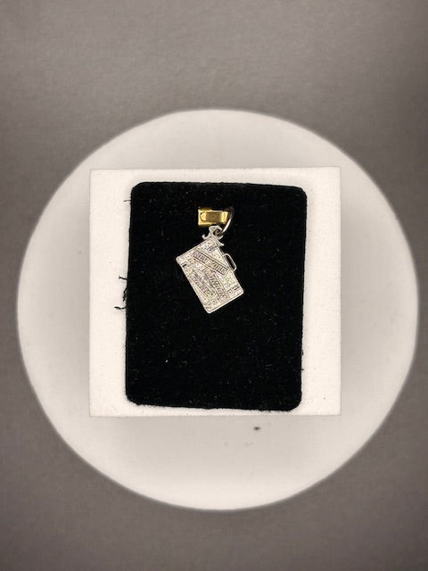 Sterling Silver Suitcase Charm