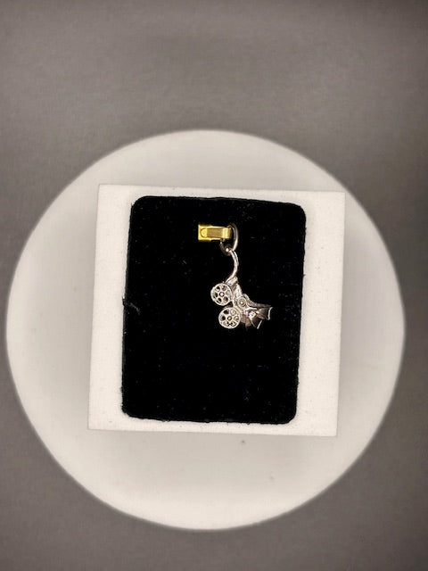 Sterling Silver Baby Carriage Charm