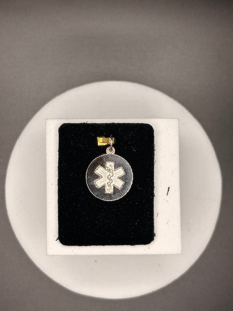 Sterling Silver Medical Symbol Charm