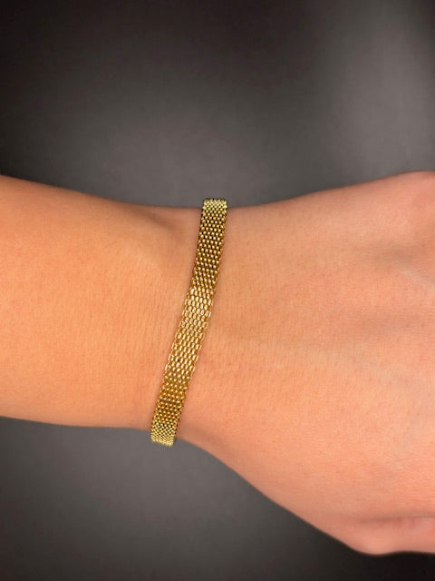 Gold-Filled Mesh Bracelet