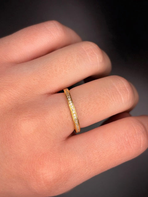 Gold-Filled Cz Ring
