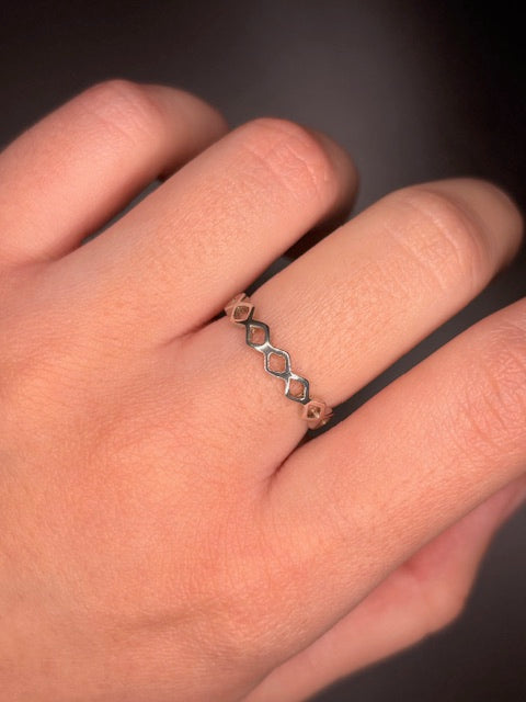 Sterling Silver Loop Ring