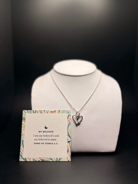 Sterling Silver "My Beloved" Necklace