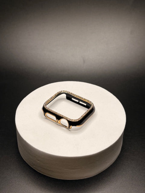 Black & Gold Apple Watch Face Cover
