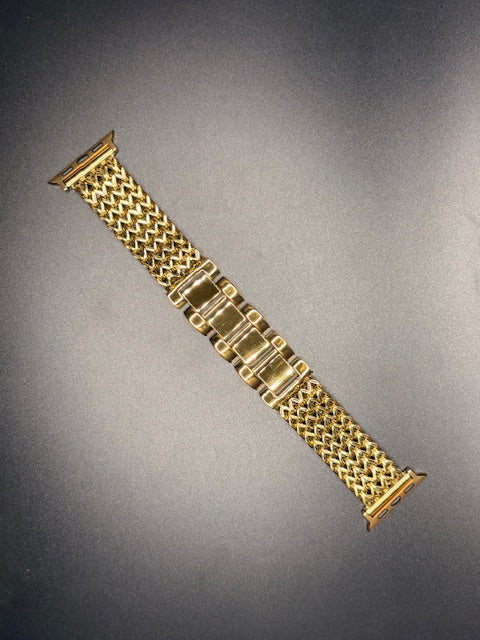 Stainless Steel Gold Apple Watch Band