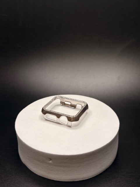 Silver Apple Watch Face Cover