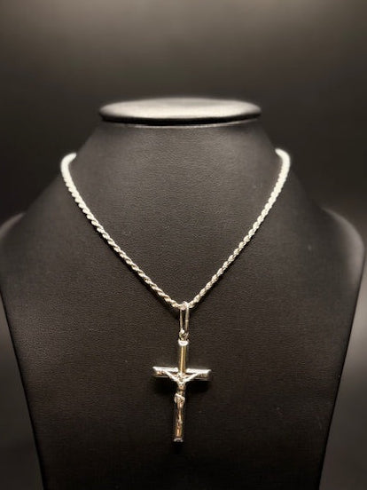 Sterling Silver Crucifix Necklace