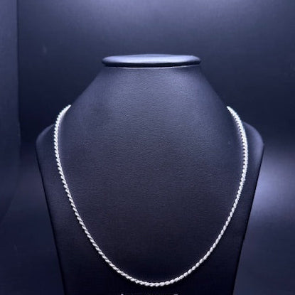 Sterling Silver Rope Chain