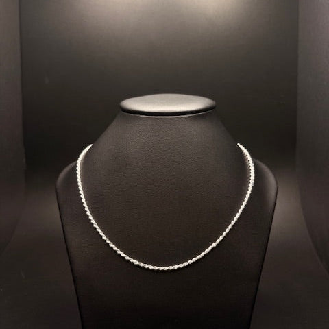 Sterling Silver Rope Chain