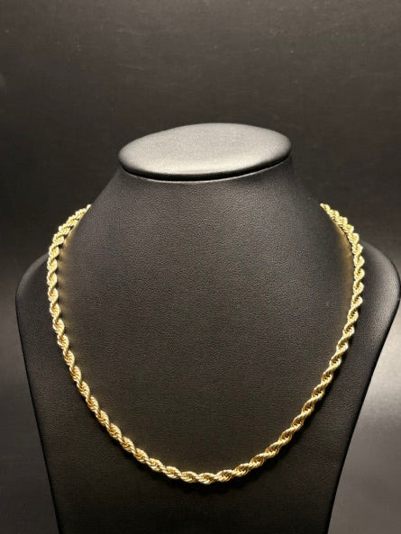 PVD Gold Rope Chain