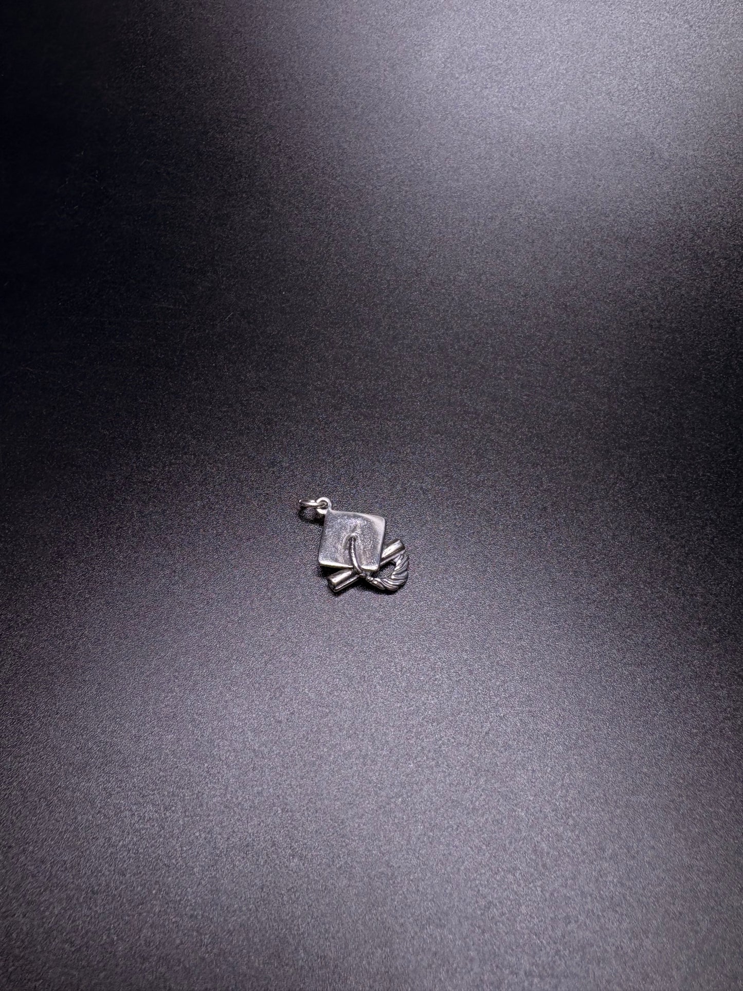 Sterling Silver Graduation Cap Charm