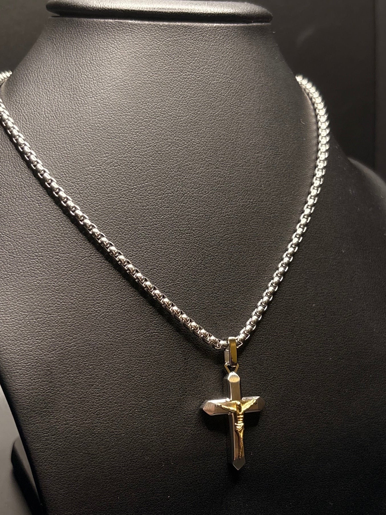 Stainless Steel Crucifix Chain