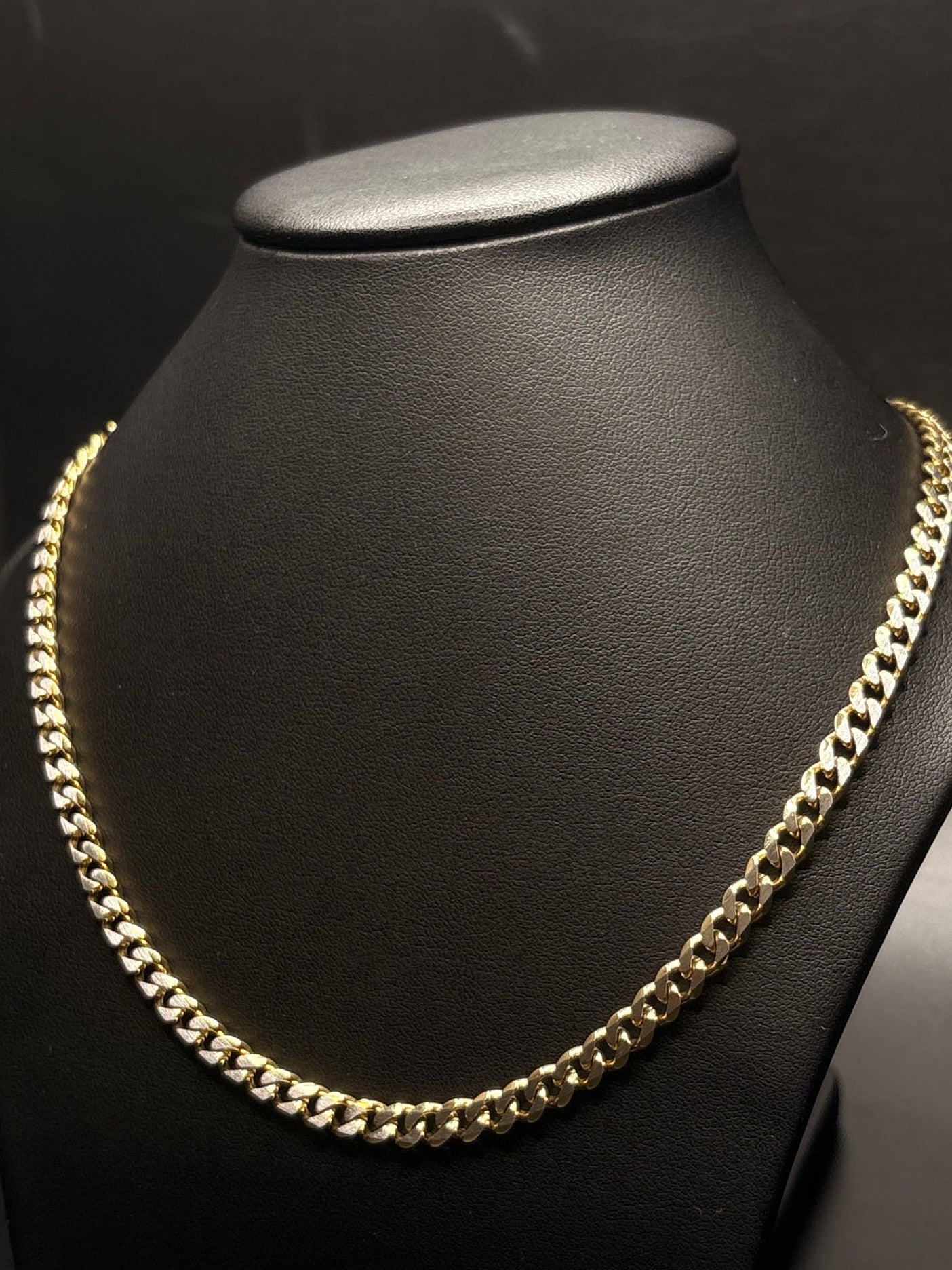Stainless Steel & PVD Gold Cuban Chain
