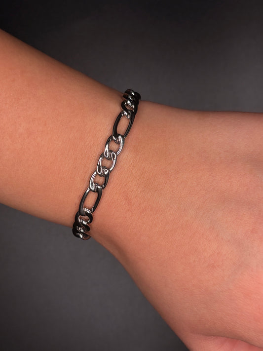 Stainless Steel Figaro Bracelet